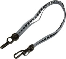 Dresco Bagagebinder met haken - Zwart/Grijs - 60 cm