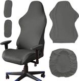 Goodivery ® Housse de chaise élégante et protectrice pour chaises de jeu et de bureau - Jeu de 4 - Noir