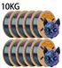 PLA Silk tricolore arc-en-ciel filament - filament pour imprimante 3D - 1,75 mm - bobine de 1 kg - brillant - rouge, bleu, vert