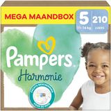 Pampers Harmonie Maat 5 Mega Maandbox 210 stuks 11/16 KG