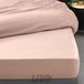 Douceur d'intérieur Percale hoeslaken 160x200 cm Roze Katoen
