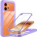 Techsuit Hoesje geschikt voor HONOR 600/600 Pro - ColorVerse 360 Case met Screenprotector - Paars