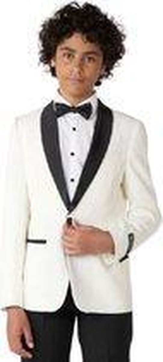 OppoSuits Pearly White - Tieners Tuxedo - Chique - Maat: 10 jaar