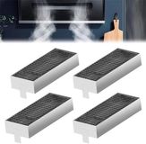 Neff 4 stuks - Afzuigkapfilter met koolstoffilter, geschikt voor Neff T48CD7AX2, Siemens EX807NX68E, afmetingen 193 x 75 x 35 mm