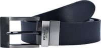 PICARD Leren Riem Belt Leather Belt W110 Black Zwart