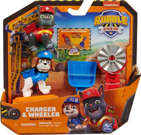 PAW Patrol Rubble 2 Pack Charger And Wheeler