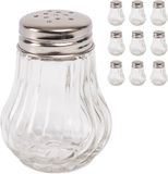 Merkloos / Sans marque Relaxdays Zoutvaatje - set van 10 - 50 ml - glas