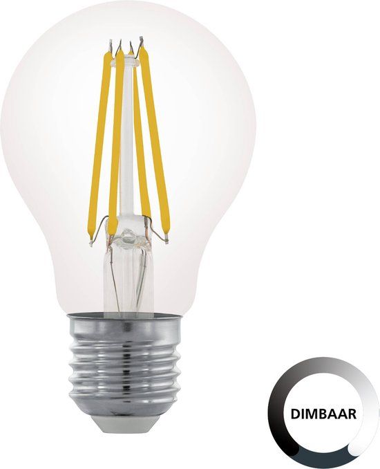 EGLO LED Lamp - E27 - A60 - 7.5W - 2700K - Dimmable