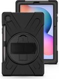 AUSTIN eSTUFF Galaxy Tab S6 Lite 2024/2022/2020 AUSTIN Defender-hoes zonder ingebouwde screenprotector - Zwart
