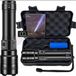Lampe de poche rechargeable sans marque 50 000 lumens, longue portée, lampe de poche LED USB C super brillante longue durée, 5 modes, lampes de poche puissantes zoomables, pour urgences, randonnée et camping