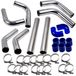 StarTech Intercooler-turbokit Set leidingen 6,3 cm (2,5 inch) Universeel toepasbaar Aluminiumleidingen Met siliconen slangen Met klemmen Geschikt voor turboprojecten
