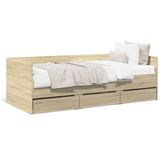 VidaXL Slaapbank Eiken Sonoma 100x200cm