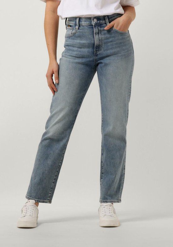 G-Star Raw Viktoria High Straight Wmn Jeans Dames - Lichtblauw - Maat 29/30