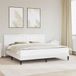 vidaXL Bedframe met LED-stripverlichting Wit 180 x 200 cm Kunstleer