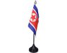 Shoppartners Bv Drapeau Corée du Nord petit drapeau de table - 10 x 15 cm