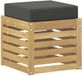 vidaXL Tuinbank, wit, 43 x 43 x 45 cm, massief acaciahout