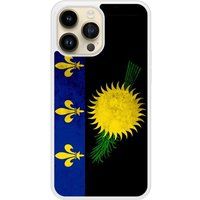 Apple iPhone 14 Drapeau guadeloupe Verstevigd hoesje met sublimatie bedrukking
