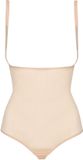Bye Bra Forming Tulle WYOB Bodysuit Beige L
