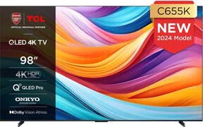 TCL 98C655 - Televisie - Ultra HD - Smart TV - Wifi - 98 inch - QLED - buitenlands model