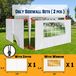BenefitUSA Sidewalls 25 x 16 cm maat voor tent outdoor pop-up canopy gazebo marquee met rits en venster