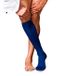 FALKE No. 2 Finest Cashmere Kniekousen Heren Blauw Maat 39-40