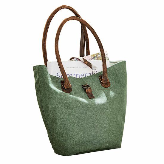 LOBERON Tas Ambre groen/bruin