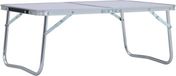 vidaXL Table de camping pliable 60x40 cm aluminium blanc