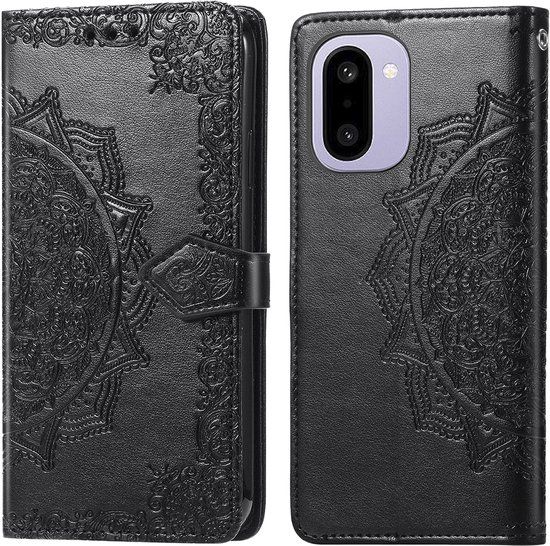 imoshion Hoesje - Geschikt voor OnePlus 15R - Mandala Bookcase - Zwart