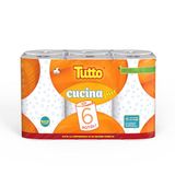 Tutto Cucina Jolly Keukenrollen - 6 Rollen - Geometrisch Patroon - HI-PER Absorptie - FSC MIX Cellulose