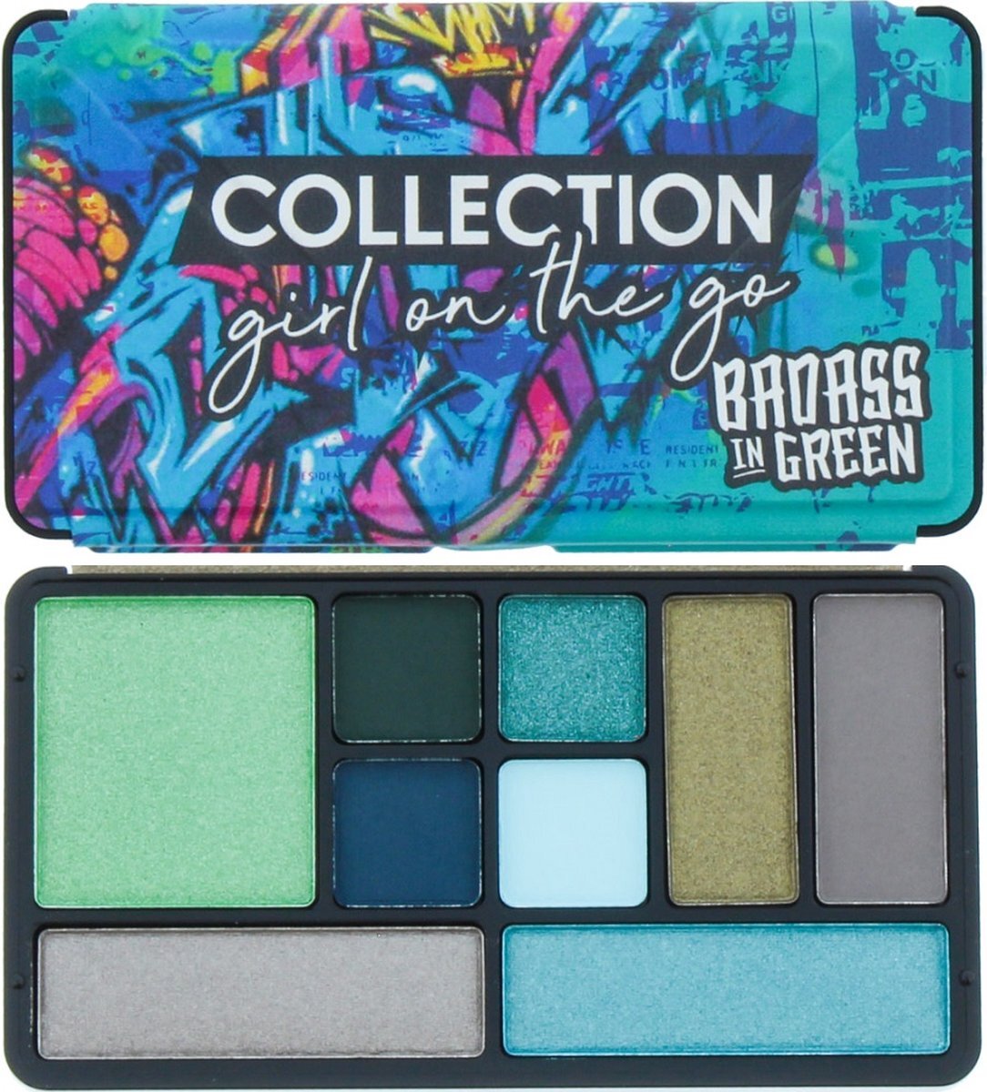 Collection 2000 Collection Girl On The Go Oogschaduw Palette - Badass In Green