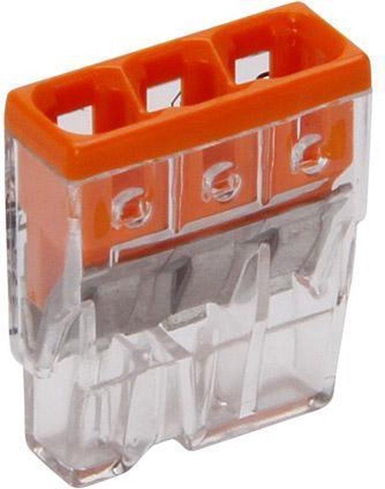 WAGO Steekklem 3x0,5-2,5mm² 10 stuks