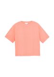 s.Oliver T-shirt perzik katoen ronde hals korte mouw aansluitend 40
