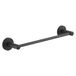Gedy Felce Plus handdoekstang, 35 cm, matzwart