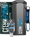 Icecat Nettoyeur de balles de golf portable - Système de brosses multifonctionnel