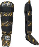 Booster Fight Gear Booster Kids Scheenbeschermers Combat Series 1 SG Zwart Goud - XS