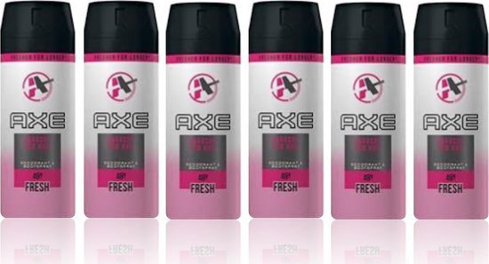 AXE anarchy for her Body Spray - 150 ml - deodorant - 6 st - Voordeelverpakking