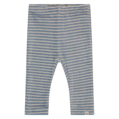 Babyface slim gestreepte casual broek blauw