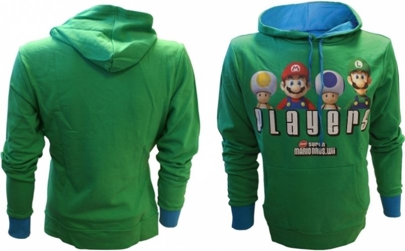 Nintendo Players Green Hoodie - Maat L