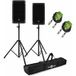 Mackie Thrash 12 V2 12" Active PA Speakers with Stands and Cables
