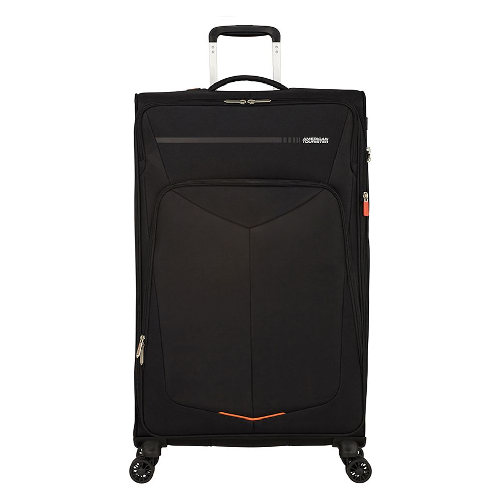 American Tourister Summerfunk Spinner 79 Expandable black Zachte koffer Zwart