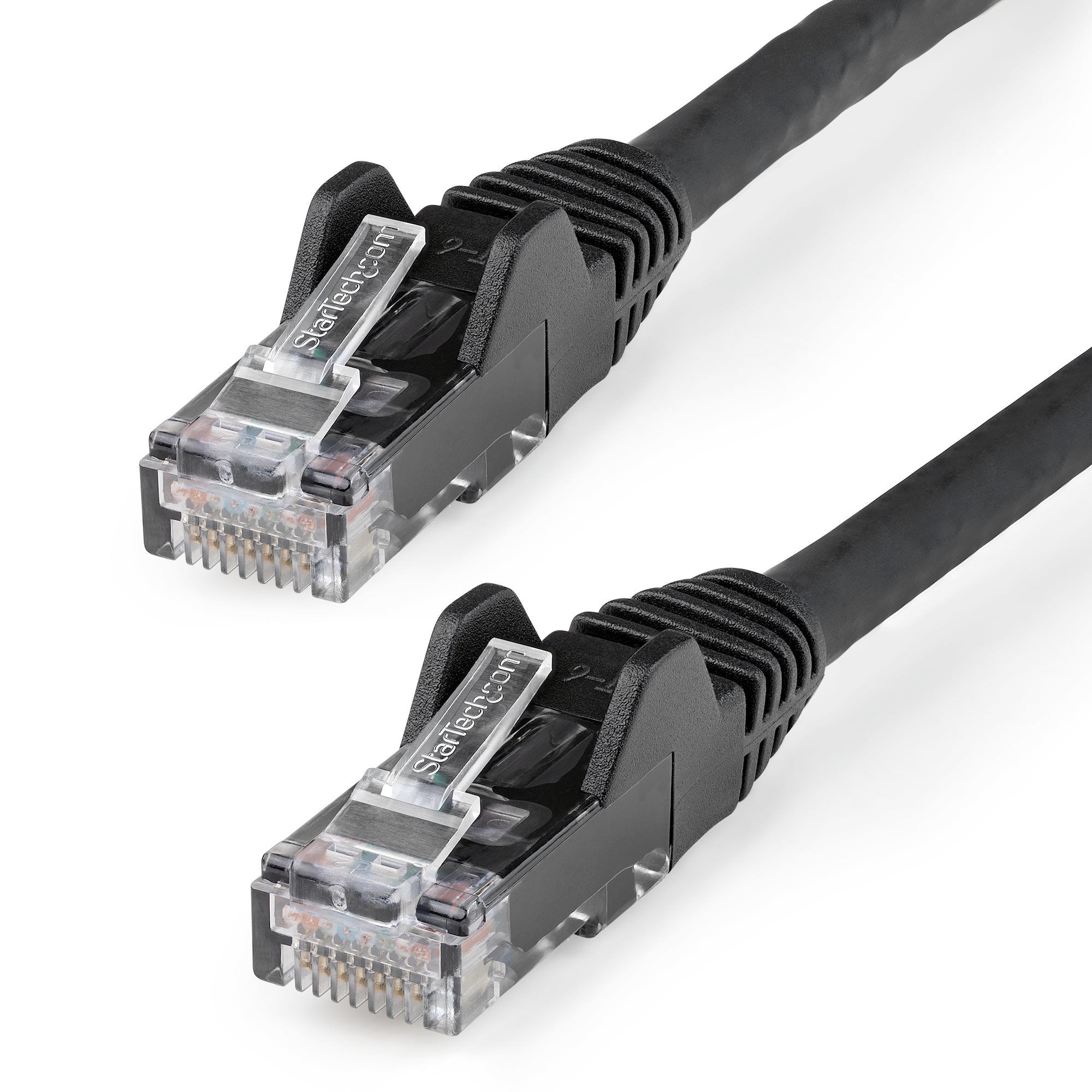 StarTech.com 15m CAT6 Ethernet Kabel - LSZH, 10GbE, PoE, Snagless, Black