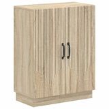 vidaXL Badkamer Opbergkast HOORN Sonoma Eiken 59,5 x 31 x 77 cm