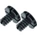 Aeg 2x Pied Réglable Compatible Avec Sèche-linge, Séchoir - 3,5 Cm, Noir