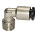 RIEGLER L-steekschroefverbinding »click-clock«, R 1/8 a, voor buitenslang Ø 6 mm, werkdruk max. 16 bar, messing vernikkeld
