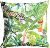 Warmpi® Outdoor Draadloos Warmtekussen incl Warmpi® Powerbank (10.000mah) - Cheeta - Waterafstotend en UV-bestendig kussen - 3 warmtestanden - Natuur