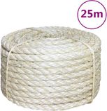 vidaXL Touw 12 mm 25 m 100% sisal Bruin