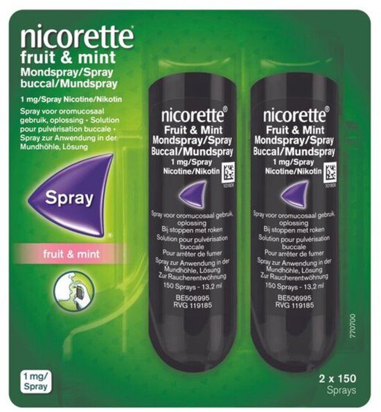 Nicorette Mondspray Fruit & Mint