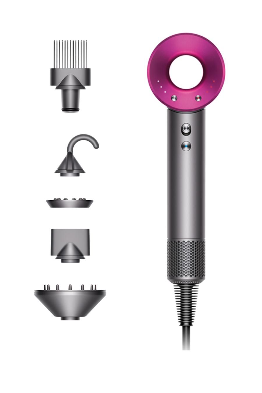 Dyson Supersonic Hair Dryer - Iron/Fuchsia
