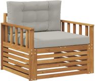 vidaXL - Buitensofa - Massief - Acacia - Hout - en - Polyester