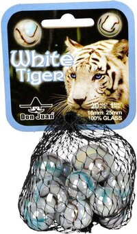 Don Juan Knikkers white tiger 21 stuks